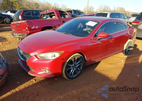 2015 Mazda Mazda6 I Grand Touring z USA, uszkodzony, nr VIN JM1GJ1W63F1167758